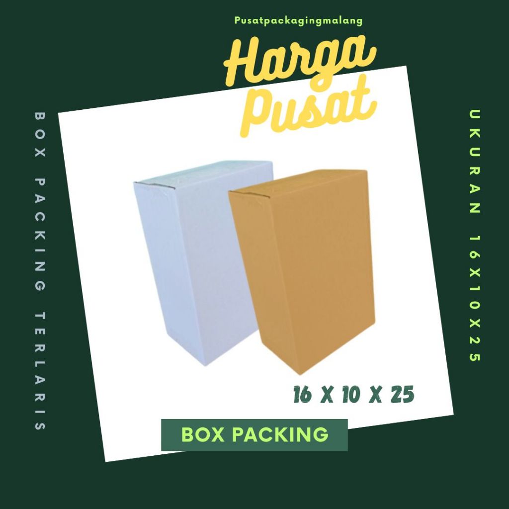 

Karton 16x10x25 Kardus A1 Packing Dus Kotak Kemasan Box Aksesoris Souvenir Sparepart Obat Madu