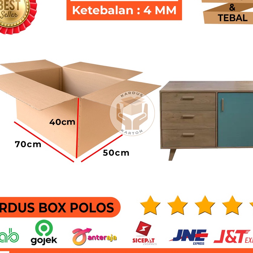 

KF7 Kardus Polos Karton Box Packing 7x5x4 Cm Single Wall Jumbo
