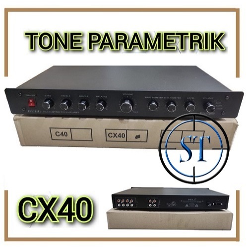 Tone Control Parametrik BELL Original Produk Pre amp Box CX-40 ( Box + Kit parametrik MACINTOSH )