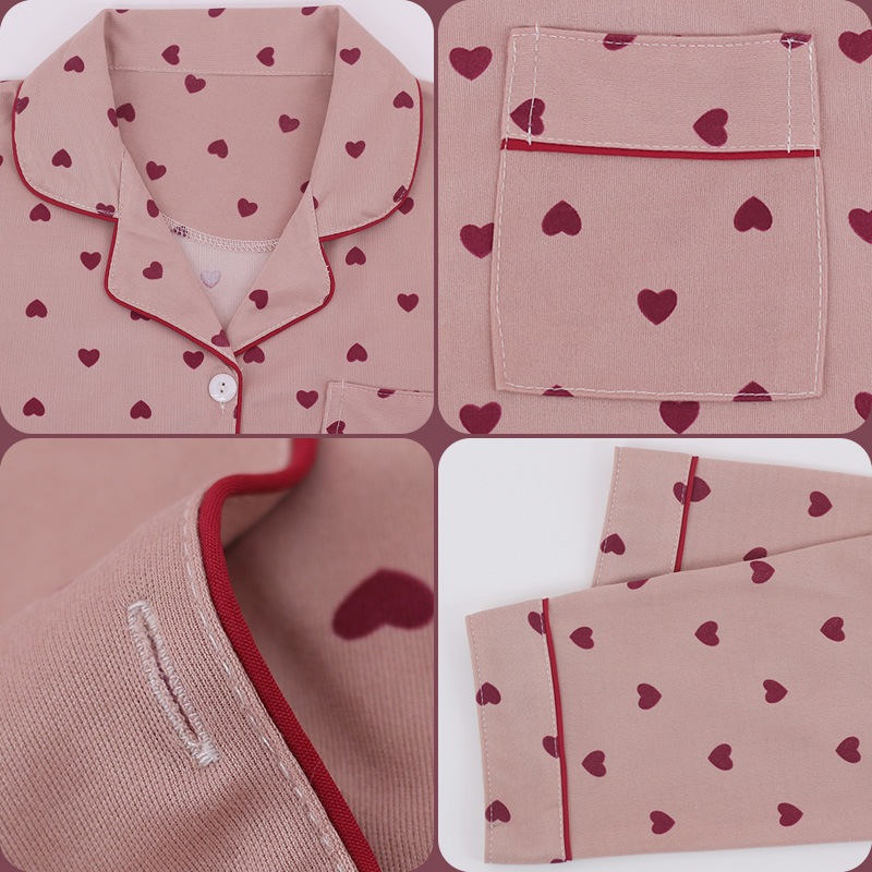 Set Piyama Panjang Wanita Lucu / korean style / lengan panjang / bermotif