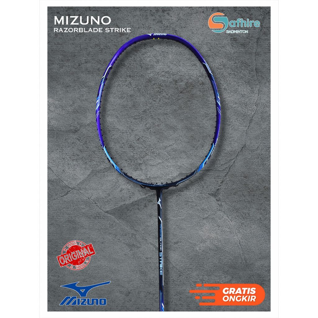Raket Badminton Mizuno Razorblade Strike Original