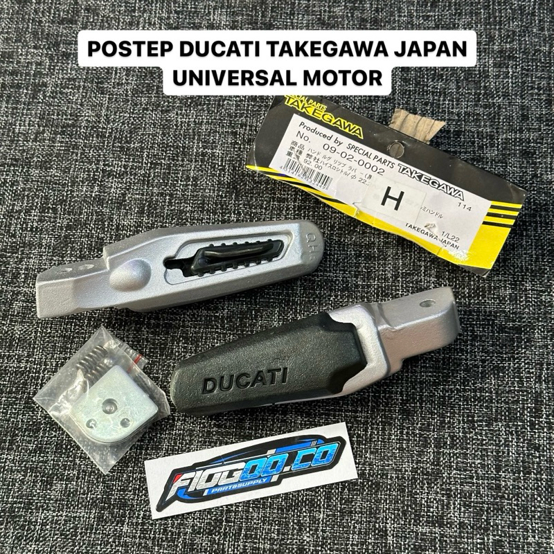 POSTEP DUCATI KARET POSTEP DUCATI PNP SEMUA MOTOR UNIVERSAL INJAKAN DUCATI POSTEP DUCATI INJAKAN POS