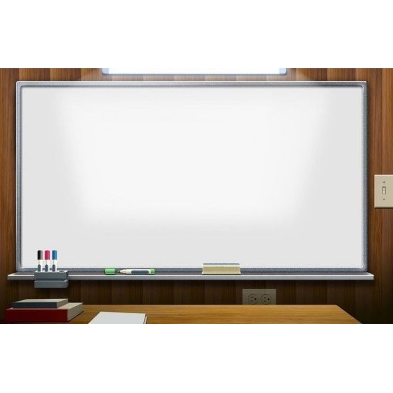 

Whiteboard/Papan Tulis Gantung Premium Non Magnetic UK 90×120