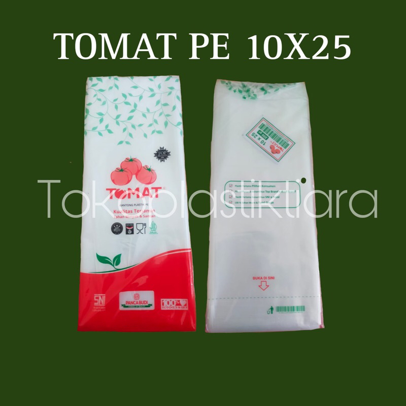 Plastik Es Tomat 10x25 PE