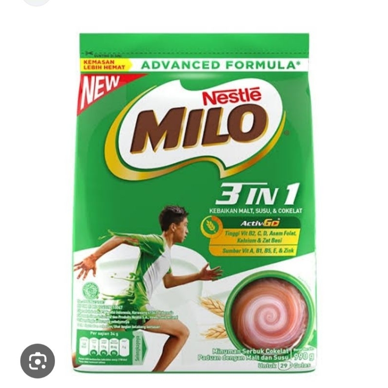 

milo 3in1 990g