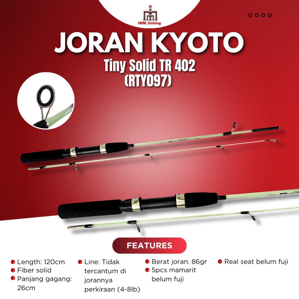 JORAN KYOTO TINY SOLID TR | Tongkat Pancing | Fishing Rod | Spinning
