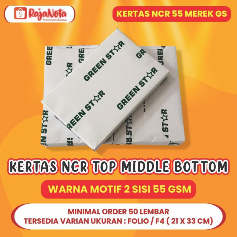 

Rad Kertas NCR / carbonless paper, TOP/ ATAS (CF) - PUTIH