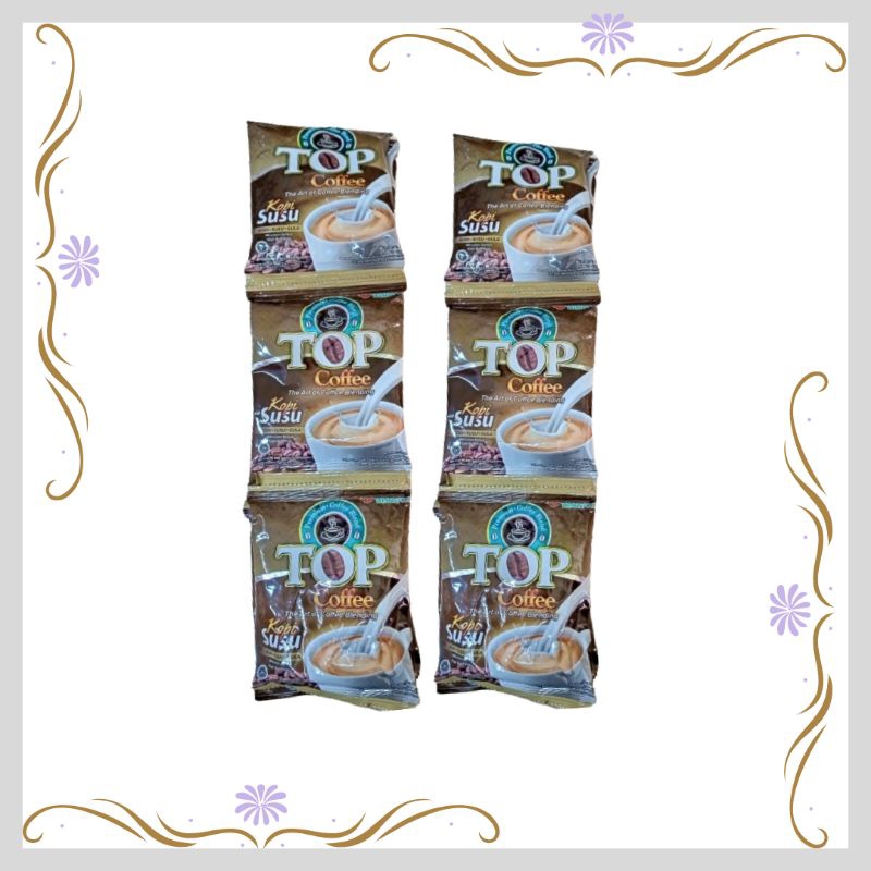 

Top Coffee Kopi Susu Renceng 12x31gr