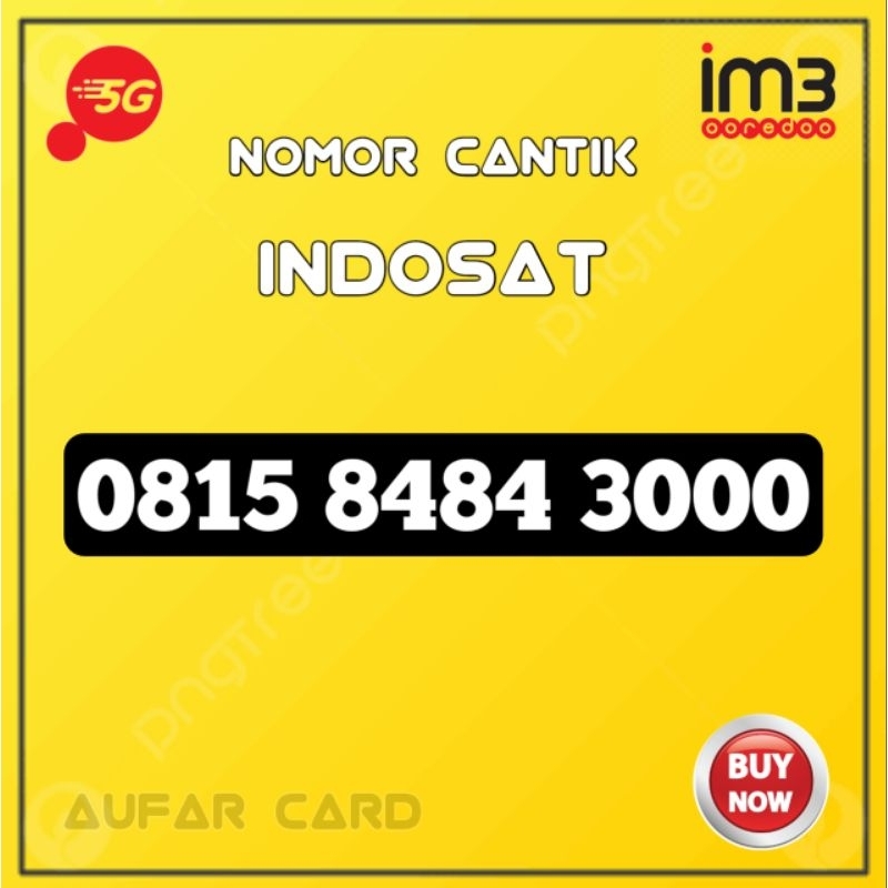 Nomor Cantik Indosat Im3 Super ABAB RIBUAN 8484 3000 Triple 000