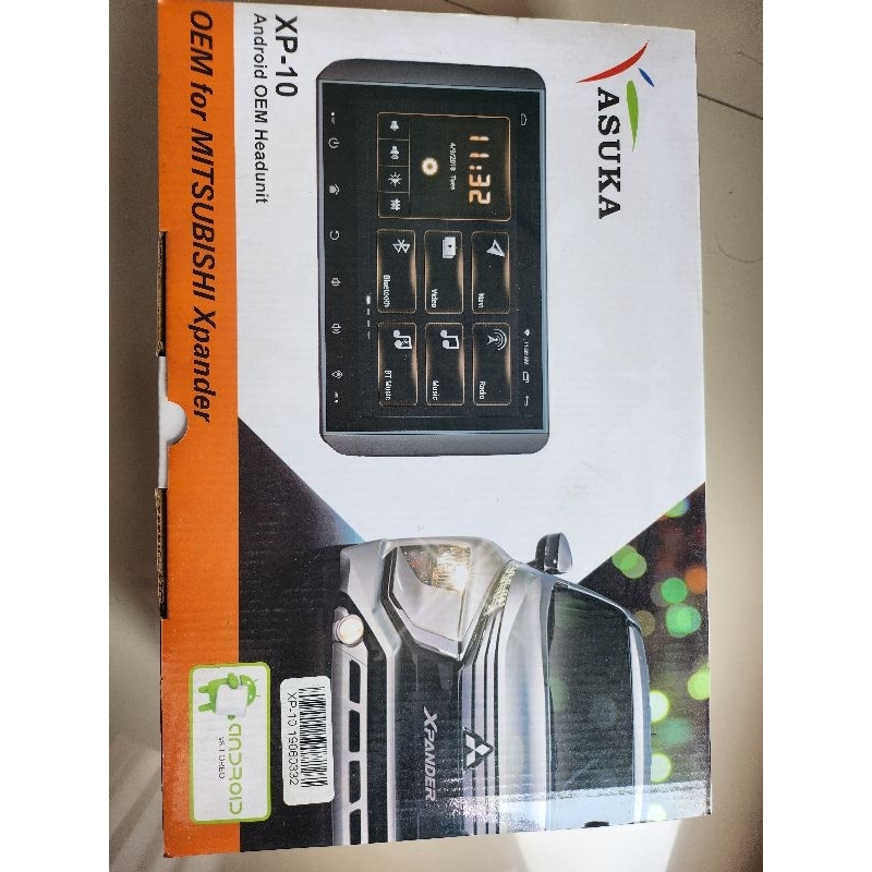 asuka xp 10 android OEM headunit tv mobil xpander preloved Headunit preloved tv android mobil murah 