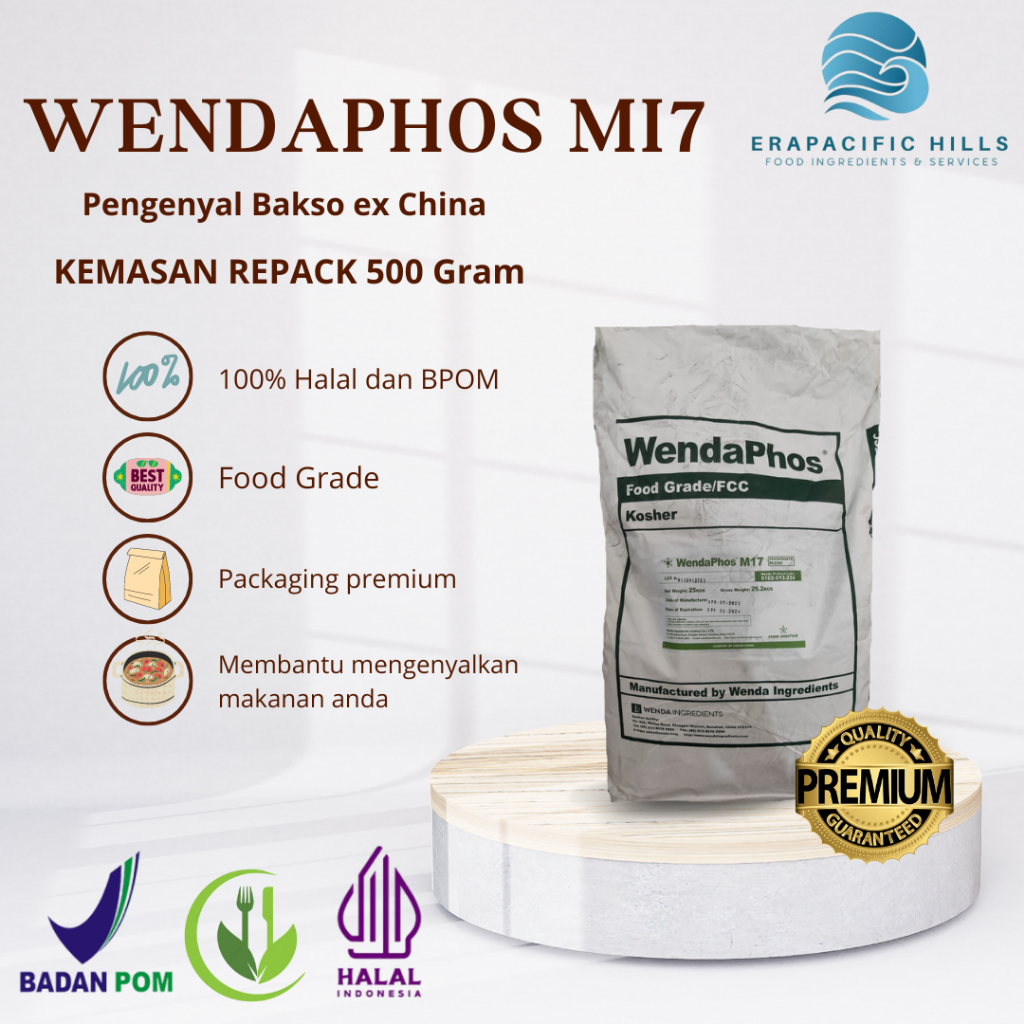 Wendaphos M17/ STTP/ Pengenyal makanan & Bakso/ 500 Gram