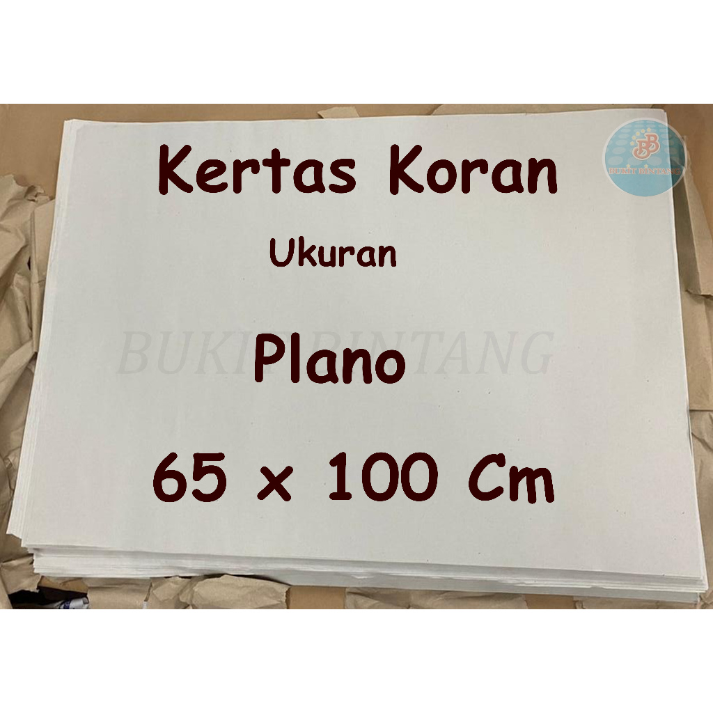 

Kertas Koran / Stensil / FlipChart 55 Gsm Ukuran 65 x 100 Cm, 1 lembar