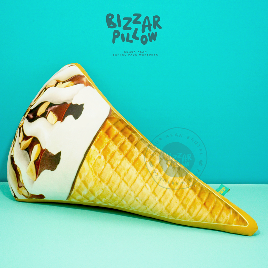 Bizzarpillow Bantal Sofa Es Krim Cone Jumbo size XL BZ431