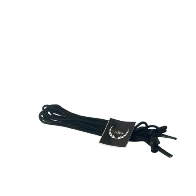 Tali Sepatu PDL Bulat Panjang 200 cm 150 cm Hitam Per pasang