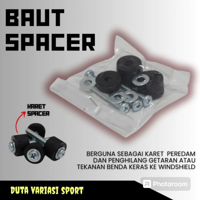 Baut Visor Nmax Plus Karet Spacer Windshield Nmax