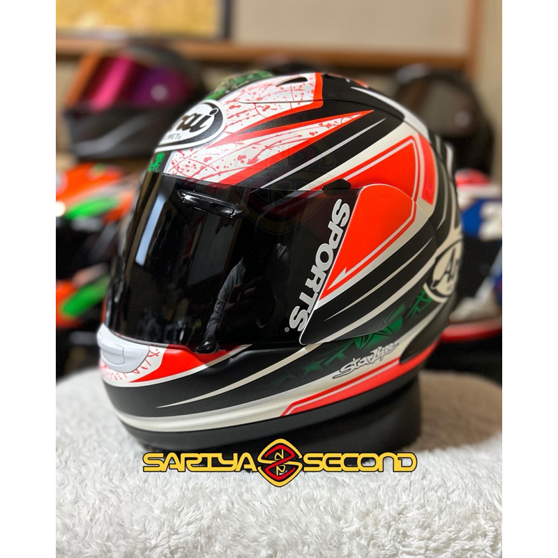 Arai RX-7 RR5 Nicky Hayden Green Stars Size S JDM Original Product