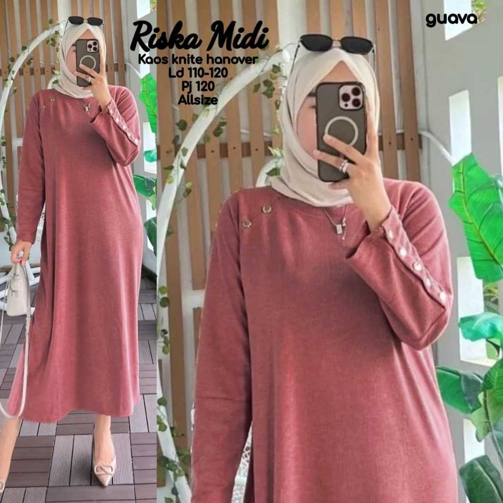 Riska Midi // Nina Dress // Midi Knite // Kaos Knite Hanover // Midi Viral // Jumbo Gamis