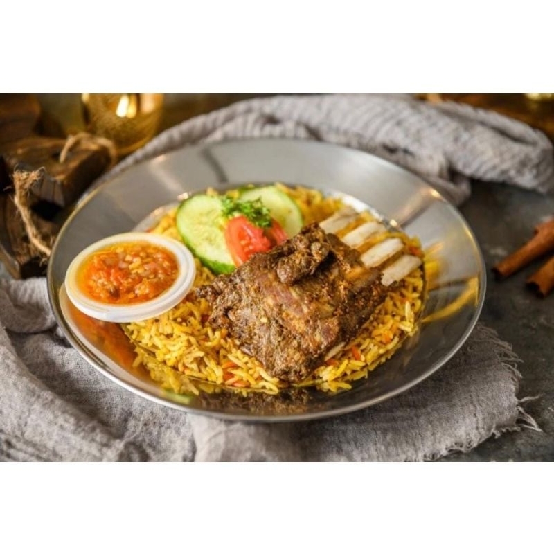 

Frozen Nasi Kebuli Kambing / Nasi Briyani / Nasi Mandhi / Ready to Eat