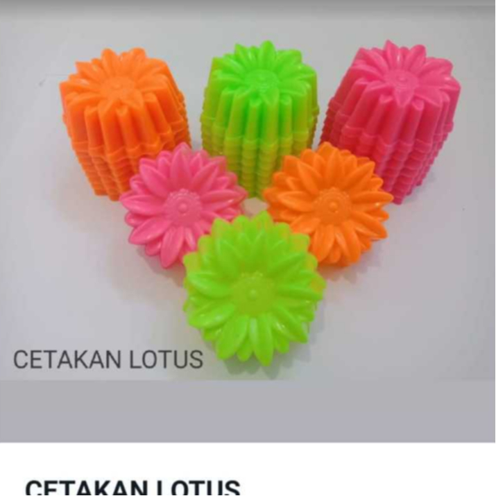 RAINBOW - 12 Pcs Cetakan Kue / Cetakan Kue Kukus Puding Putu Ayu Talam Bunga Jasmine Bolu Lotus