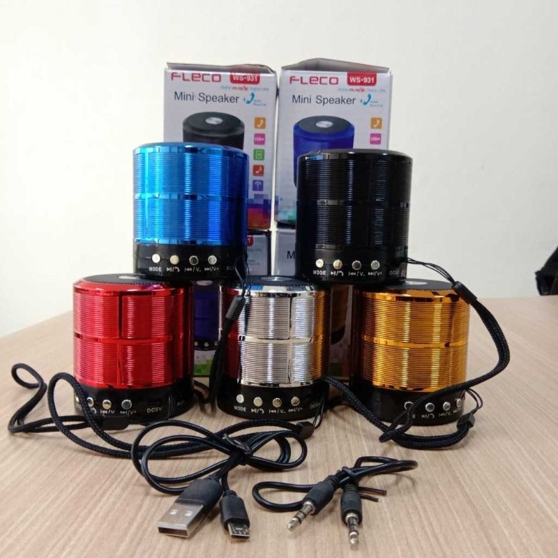 Speaker Mini Bluetooth WS 931 / Speaker Kecil / Speaker Portable FC PROMO