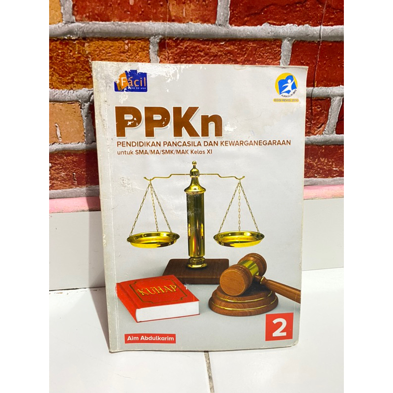 BUKU PPKN PENERBIT GRAFINDO KELAS 11 SMA / 2 SMA / XI SMA/MA/SMK