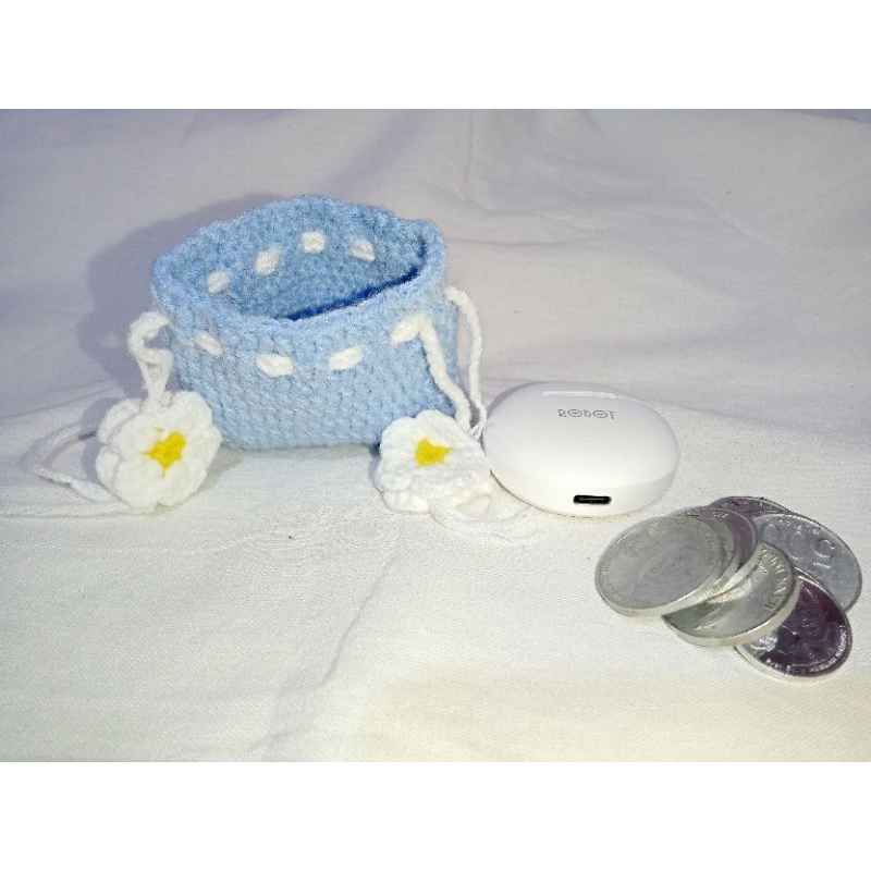 pouch rajut | mini pouch rajut