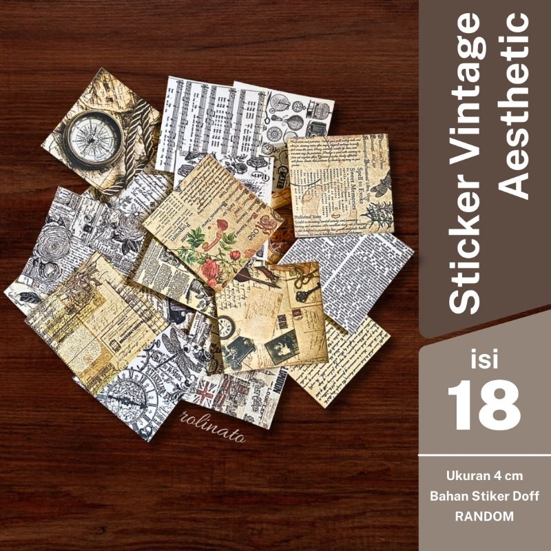 

Stiker Vintage / Sticker Scrapbook Journal Kit