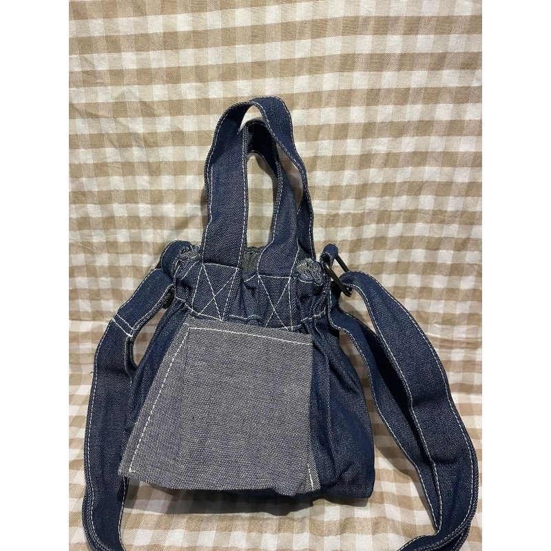 DUMPLING BAG DENIM JEANS MICRO