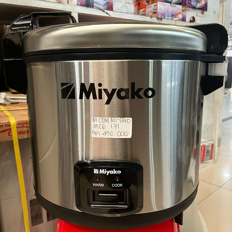 Rice Cooker Miyako MCG-171 Stainless Steel 6 Liter