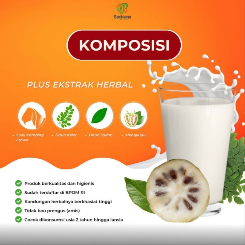 

Gomilk susu etawa plus herbal pelopor pertama di Indonesia