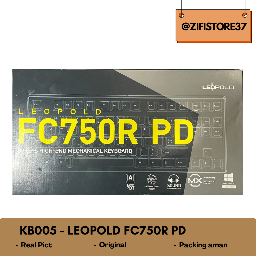 Keyboard Leopold FC750R PD - Keyboard Gaming