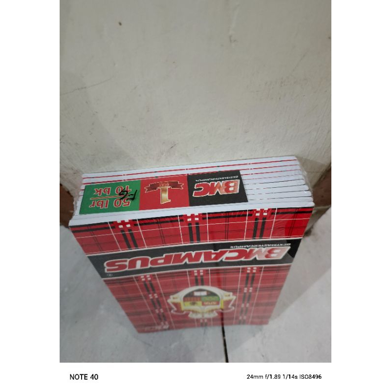 

buku tulis BMC campus isi 10/ 50 lembar