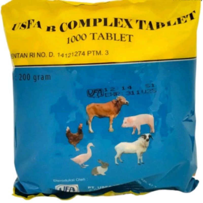 Vitamin B Komplek Vit B Sapi Kambing Ayam USFA B COMPLEX