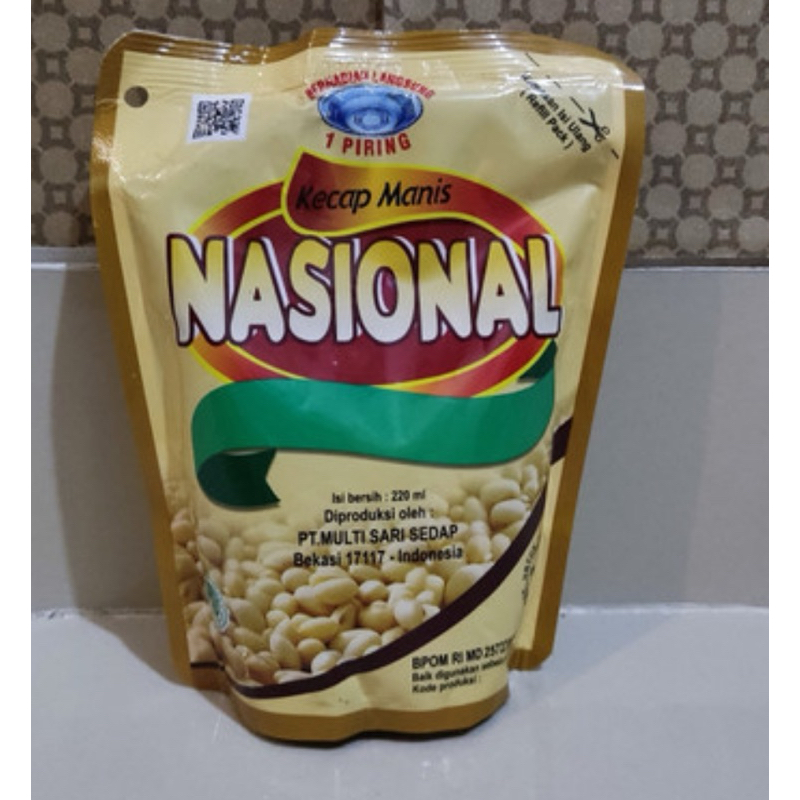

(24 bks/1 dus) kecap nasional Rp 8000 24 bks HADIAH piring 24 pcs