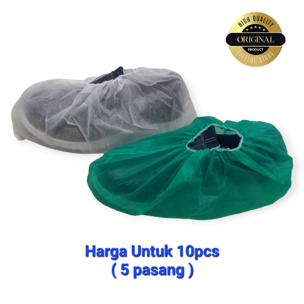 Shoes Cover Medis TRASTI isi 10 Pcs Cover Shoes Medis Alas sepatu medis