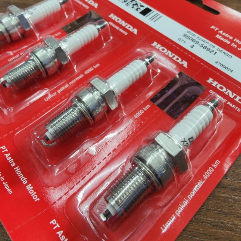 BUSI ORIGINAL HONDA TIGER MEGAPRO GL PRO DENSO X24EPU9 100% ORI AHM
