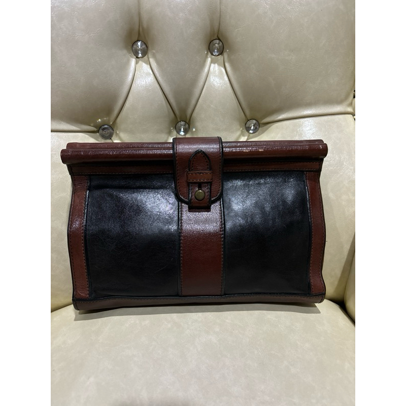 Tas  Clutch Fossil bekas pemakaian preloved
