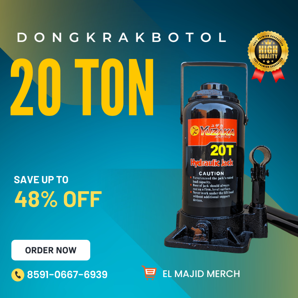 YUZAKA 20 TON JACK BODY BESAR DONGKRAK TRUCK MOBIL 20 TON