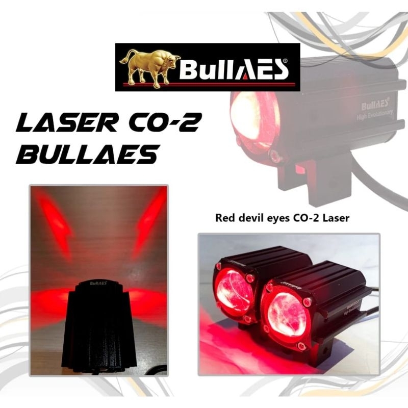 Lampu Tembak Laser Co-2 + D2 Laser Mutipel Connecting 30 watt Merk Bullaes