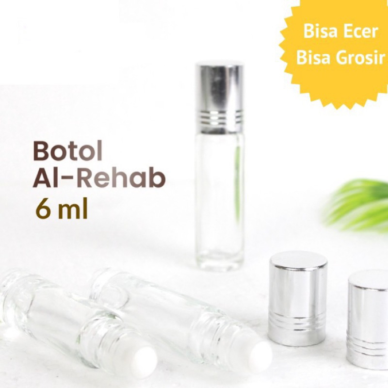 botol kosong al rehab 6ml 1 lusin