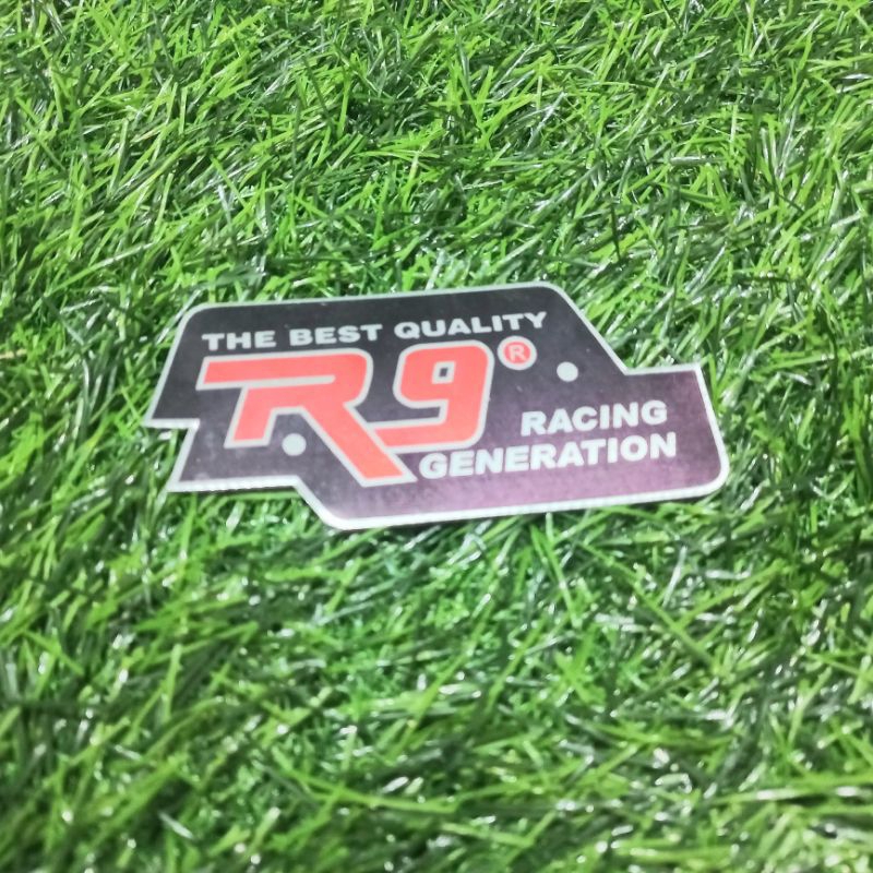 EMBLEM KNALPOT RACING MERK R9 RACING GENERATION