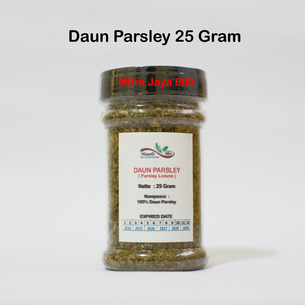 

Daun Parsley kering 25gr leaves / Parsley Dry Flakes / Daun Peterseli Kering