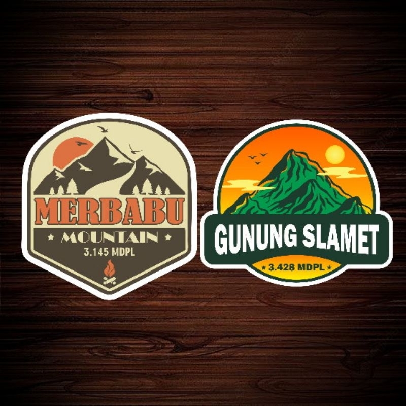 

Sticker Gunung Merbabu / Gunung Slamet