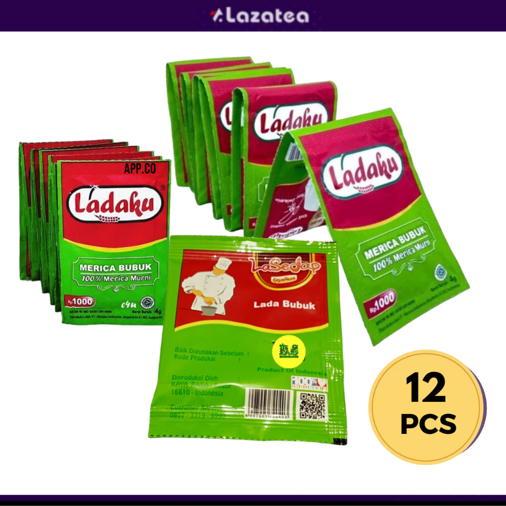 

MM Bubuk Merica Ladaku 1 Renceng isi 12 Sachet