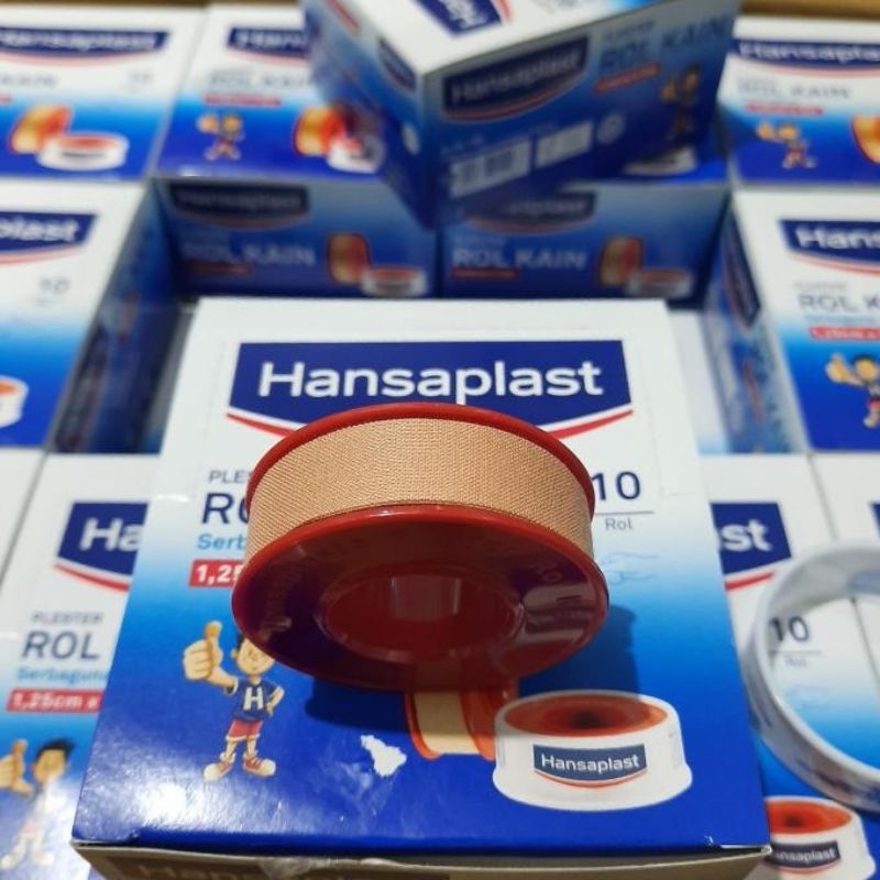 hansaplast roll kain box 1.25 * 5 meter (10 roll)