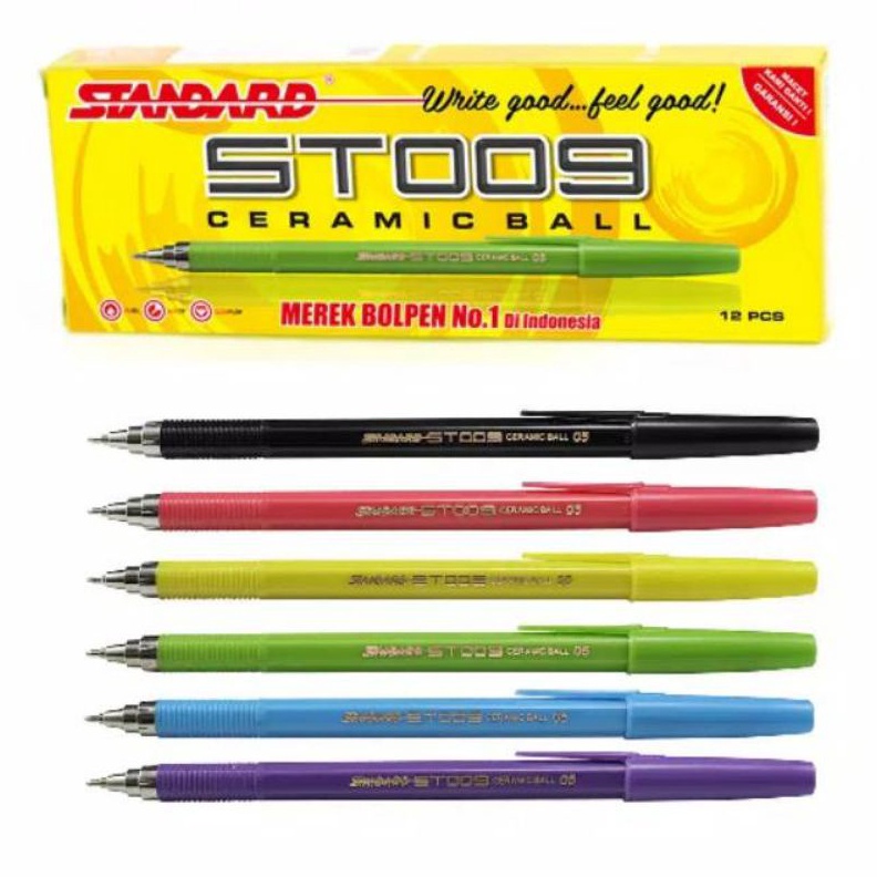 

DISKON Pulpen Standard ST9 Ceramic Ball 5mm Harga 12 Pcs