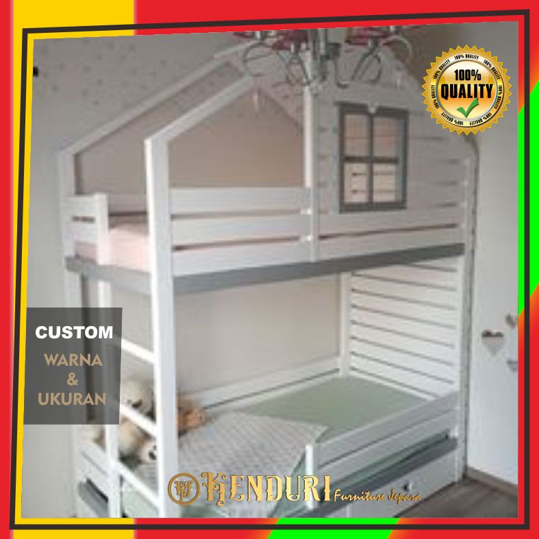 DIPAN ANAK TINGKAT BENTUK RUMAH