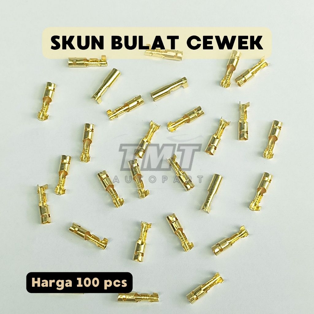 (100 pcs) Skun Bulat Cewek / Skun Bulat Cowok / Skun Karet Pelindung Bulat