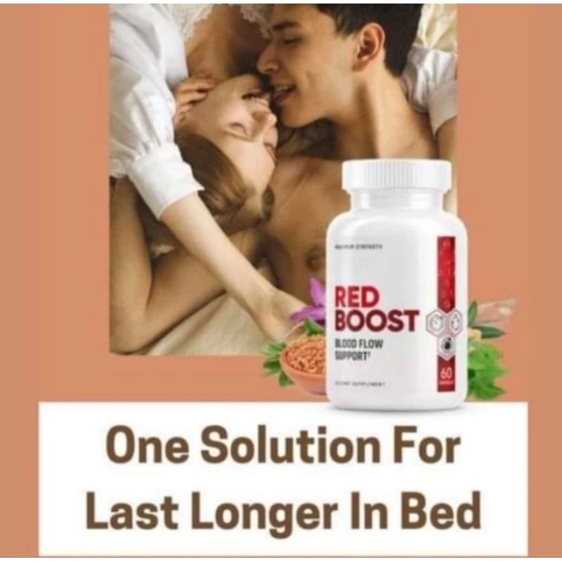 Red Boost Obat kuat Laki Dewasa Tahan Lama Suplemen Vitalitas Pria