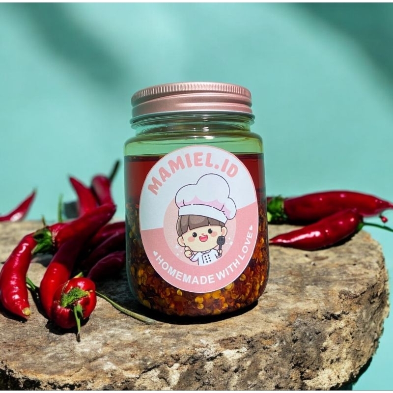 

Chilli oil Home made by MAMIEL.ID[GARLIC CHILLI OIL AROMATIC] pedas nikmat